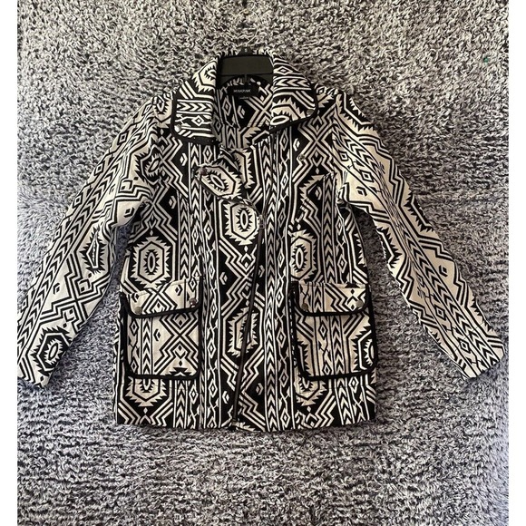 Mink Pink Pardon My Freedom Tribal Biker Jacket Size Small - Picture 12 of 12